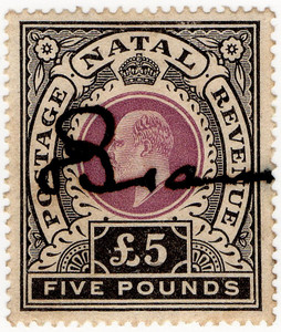 (104) £5 Black & Purple (1902)