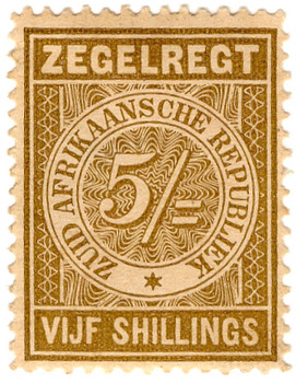 (51) 5/- Bistre (1886)