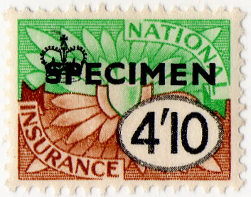 (un) 4/10d Green & Brown (1955)