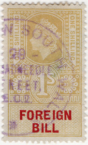 (222a) 1/- Gold & Red (1959)