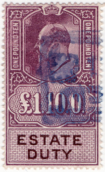 (18) £1 10/- Lilac & Brown (1907)