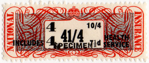 (34) 41/4d Orange & Black (1963)