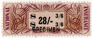 (11a) 28/- Brown, Mauve & Black (1948)