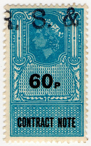 (82) 60p Blue & Black (1972)