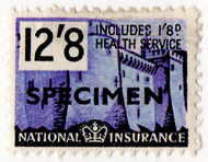 (un) 12/8d Violet & Black (1957)