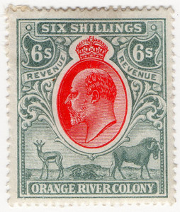 (106) 6/- Green & Red (1905)