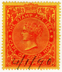 (85) 3d Red on Yellow (1876)