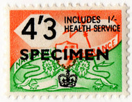 (un) 4/3d Brown & Green (1957)