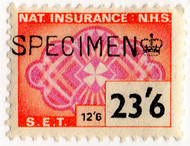 (un) 23/6d Red & Pink (1966)