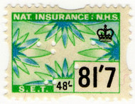 (439) 81/7d Green & Blue (1969)