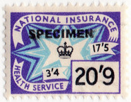 (un) 20/9d Blue & Mauve (1961)