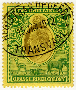 (115) 2/- Green & Brown (1907)