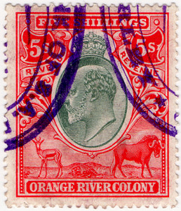 (118) 5/- Red & Green (1907)