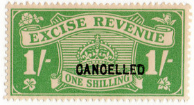 (10) 1/- Emerald Green (1916)
