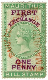 (12) 1d Green & Purple (1869)