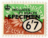 (un) 6/7d Green & Brown (1955)