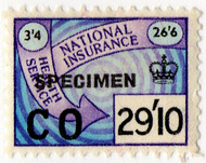 (246) 29/10d Blue & Mauve (1965)