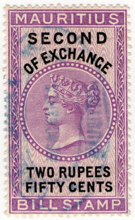 (54) 2R 50c Lilac & Black (1890)