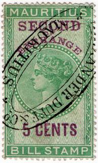 (23) 5c Green & Purple (1878)