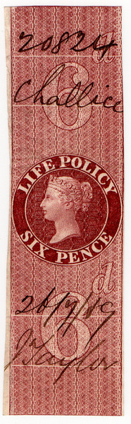 (10) 6d Red-Brown (1860)