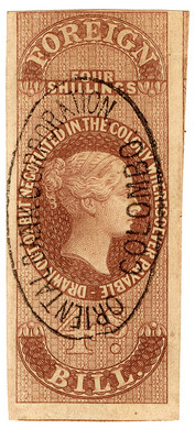 (08) 4/- Purple-Brown (1862)