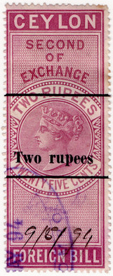 (65) 2R Overprint (1893)