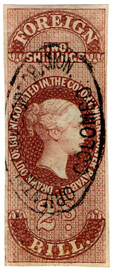 (07) 2/- Purple-Brown (1862)