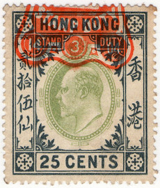 (79) 25c Green & Grey (1907)