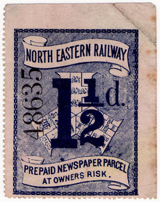 1½d Prepaid Newspaper Parcel
