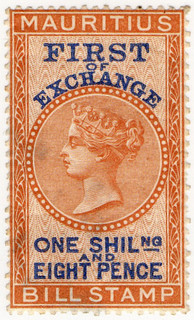 (17) 1/8d Brown & Blue (1869)