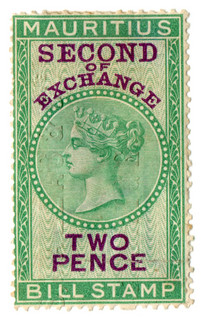 (13) 2d Green & Purple (1869)
