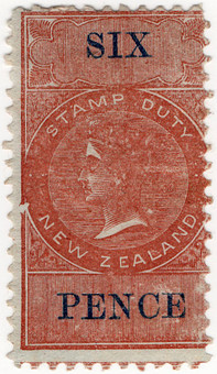 (86) 6d Brown & Blue (1867)