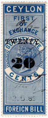 (55) 20c Overprint (1885)