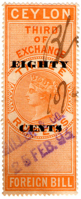(47) 80c Overprint (1891)