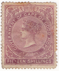 (33) 15/- Lilac (1865)