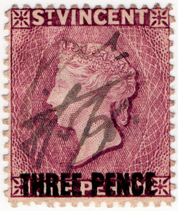 (11a) 3d on 1d Overprint (1882)