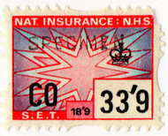 (392) 33/9d Blue & Red (1968)