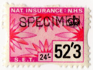 (437) 52/3d Red & Magenta (1969)