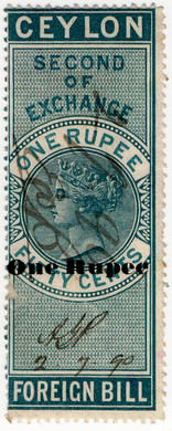 (34) 1R Overprint (1889)