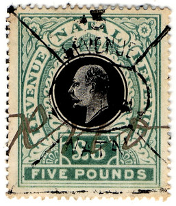 (116) £5 Green & Black (1908)