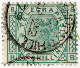 (L222) 1/- Green (plate 8)