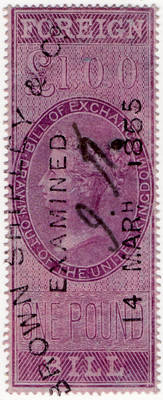 (22) £1 Lilac (1854)