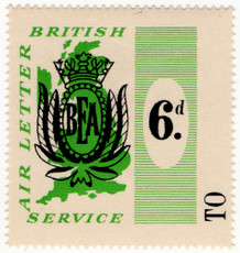 6d Green & Black