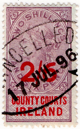 (42) 2/6d Lilac & Red (1895)