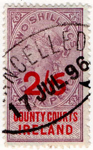 (42) 2/6d Lilac & Red (1895)