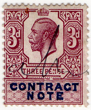 (35) 3d Purple & Blue (1917)