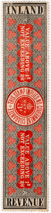 (98) 3d Black & Red (1892)