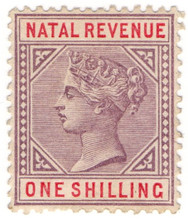 (88) 1/- Lilac & Red (1885)