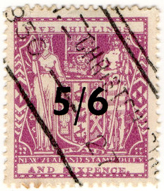 (354) 5/6d Purple (1939)