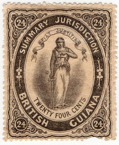 (03) 24c Black on Buff (1865)